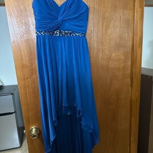 City Triangles Royal Blue High Low Dress - worn once